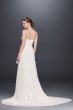 Draped Chiffon Sheath Wedding Dress with Beading Collection WG3872