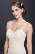 Lace Appliqued Stretch Crepe Sheath Wedding Dress Collection WG3874