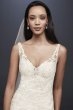 Crepe Mermaid Wedding Dress with Metallic Embroide Collection WG3875