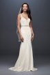 Crepe Mermaid Wedding Dress with Metallic Embroide Collection WG3875