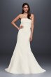 Faille Mermaid Wedding Dress with Bow Back Collection WG3878