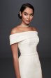 Off-the-Shoulder Mikado Trumpet Wedding Dress Collection WG3880