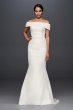 Off-the-Shoulder Mikado Trumpet Wedding Dress Collection WG3880