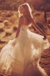 3D Floral Bodice Tulle Ball Gown Wedding Dress WG3890