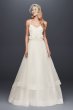 3D Floral Bodice Tulle Ball Gown Wedding Dress WG3890