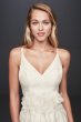 Floral Jacquard A-Line Wedding Dress WG3891