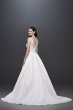 Satin Cap Sleeve Ball Gown Wedding Dress Collection WG3900