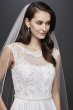 Satin Cap Sleeve Ball Gown Wedding Dress Collection WG3900