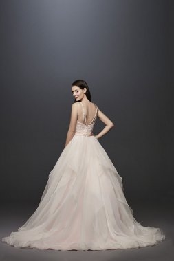 Garza Ball Gown Wedding Dress with Double Straps Collection WG3903