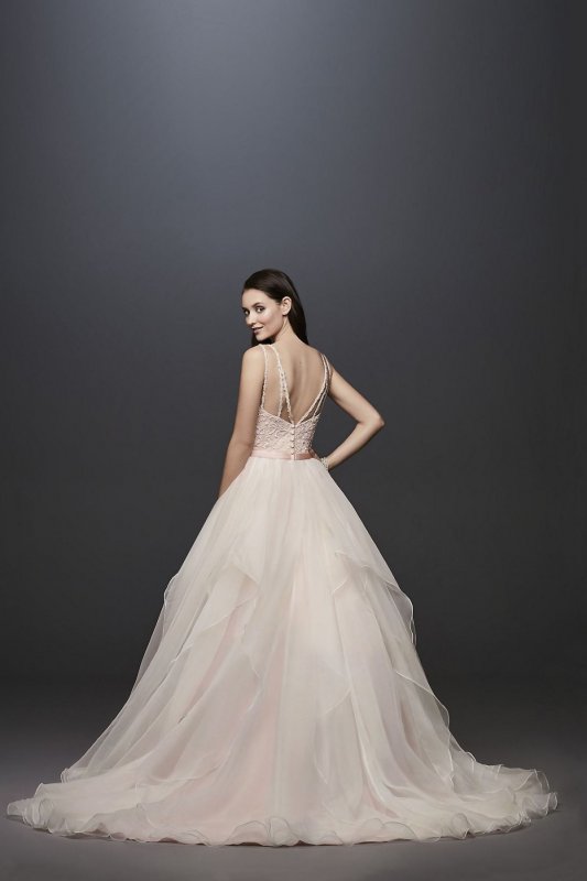 Garza Ball Gown Wedding Dress with Double Straps Collection WG3903
