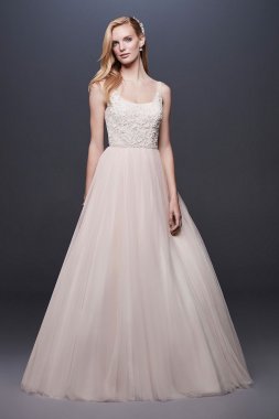 Lace and Tulle Beaded Ball Gown Wedding Dress Collection WG3905