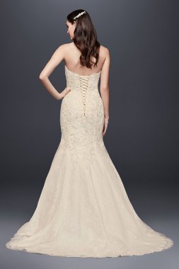 Corset Back Beaded Lace Mermaid Wedding Dress Collection WG3909