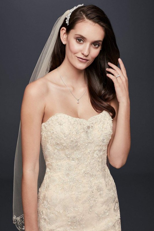 Corset Back Beaded Lace Mermaid Wedding Dress Collection WG3909