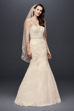 Corset Back Beaded Lace Mermaid Wedding Dress Collection WG3909