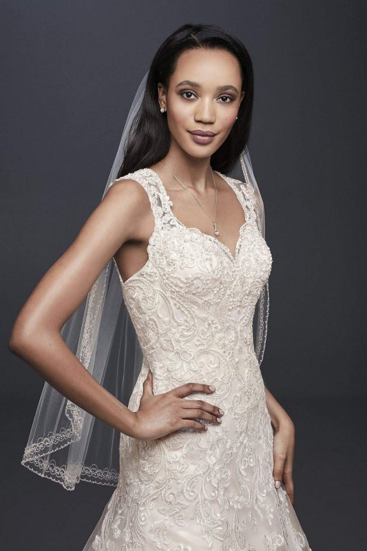 Tulle Cap Sleeve Mermaid Wedding Dress Collection WG3911
