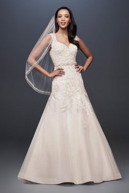 Tulle Cap Sleeve Mermaid Wedding Dress Collection WG3911