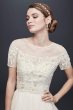 Short Sleeve Tulle Ball Gown with Removable Topper Collection WG3912