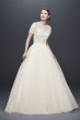 Short Sleeve Tulle Ball Gown with Removable Topper Collection WG3912