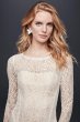 Allover Lace Long-Sleeve Sheath Wedding Dress WG3914