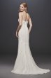 Allover Lace Tank Sheath Wedding Dress WG3916
