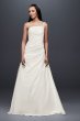 Draped Satin One-Shoulder A-Line Wedding Dress Collection WG3917