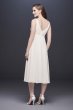 Tea-Length Chiffon V-Neck Maternity Wedding Dress Collection WG3922