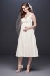 Tea-Length Chiffon V-Neck Maternity Wedding Dress Collection WG3922