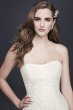 High-Low Tea-Length Corded Lace Wedding Dress WG3925