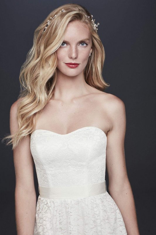 Ombre Lace A-line Wedding Dress WG3926