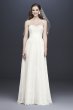 Eyelet Chiffon A-Line Wedding Gown WG3929