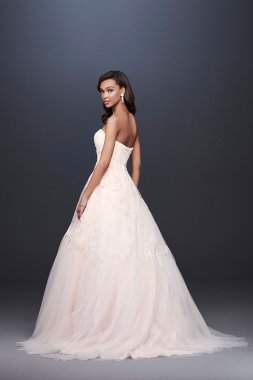 Lace Ball Gown Wedding Dress with Banded Skirt Collection WG3933