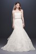 Appliqued Tulle-Over-Lace Mermaid Wedding Dress Collection WG3938