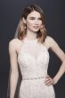 High Neck Beaded Lace Mermaid Wedding Dress WG3941