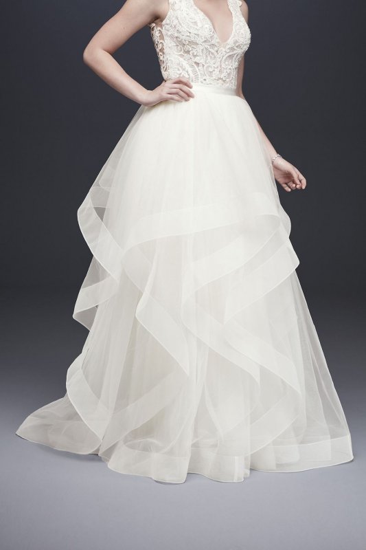 Tiered Tulle Ball Gown Wedding Skirt Collection WG3946