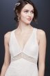 V-Neck Lace Illusion Mermaid Wedding Dress WG3950
