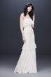Strapless Lace Flounce Ruffle Wedding Dress WG3955