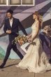 Lace and Point DEsprit Open Back Wedding Dress WG3956