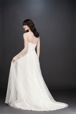 Gradient Glitter Tulle Wedding Dress Collection WG3961