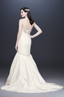 Beaded Satin Sweetheart Mermaid Wedding Dress Collection WG3962