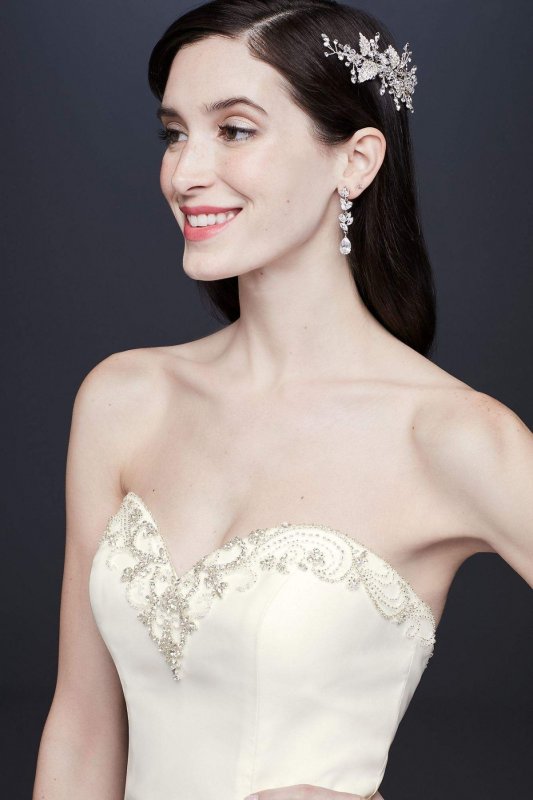 Beaded Satin Sweetheart Mermaid Wedding Dress Collection WG3962