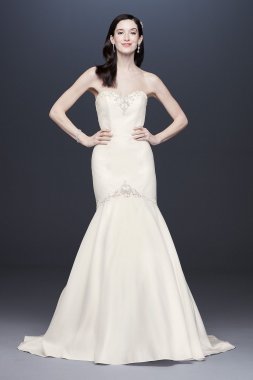 Beaded Satin Sweetheart Mermaid Wedding Dress Collection WG3962