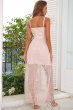 Sheath Spaghetti Straps Light Blush Party Dress E202283795