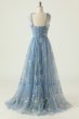 Plus Size Champagne Embroidery Long Prom Dress E202283794