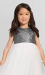Sequin-Bodice Flower Girl Dress BJ-F6417