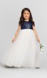 Sequin-Bodice Flower Girl Dress BJ-F6417