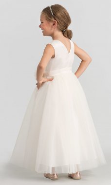 Girl Ivory Flower-Girl Dress DG-FL4030