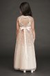 Sleeveless Scattered Sequin Long Flower Girl Gown CR1393