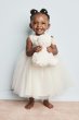 Flower Girl Dress with Tulle and Ribbon Waist OP218