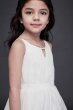 Draped Swag Skirt Chiffon Flower Girl Dress OP262