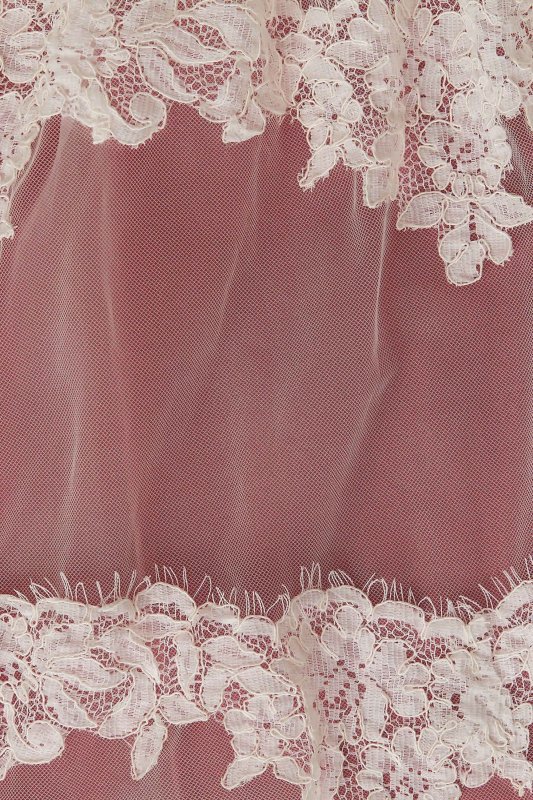 Banded Lace Illusion Flower Girl Dress WG1374